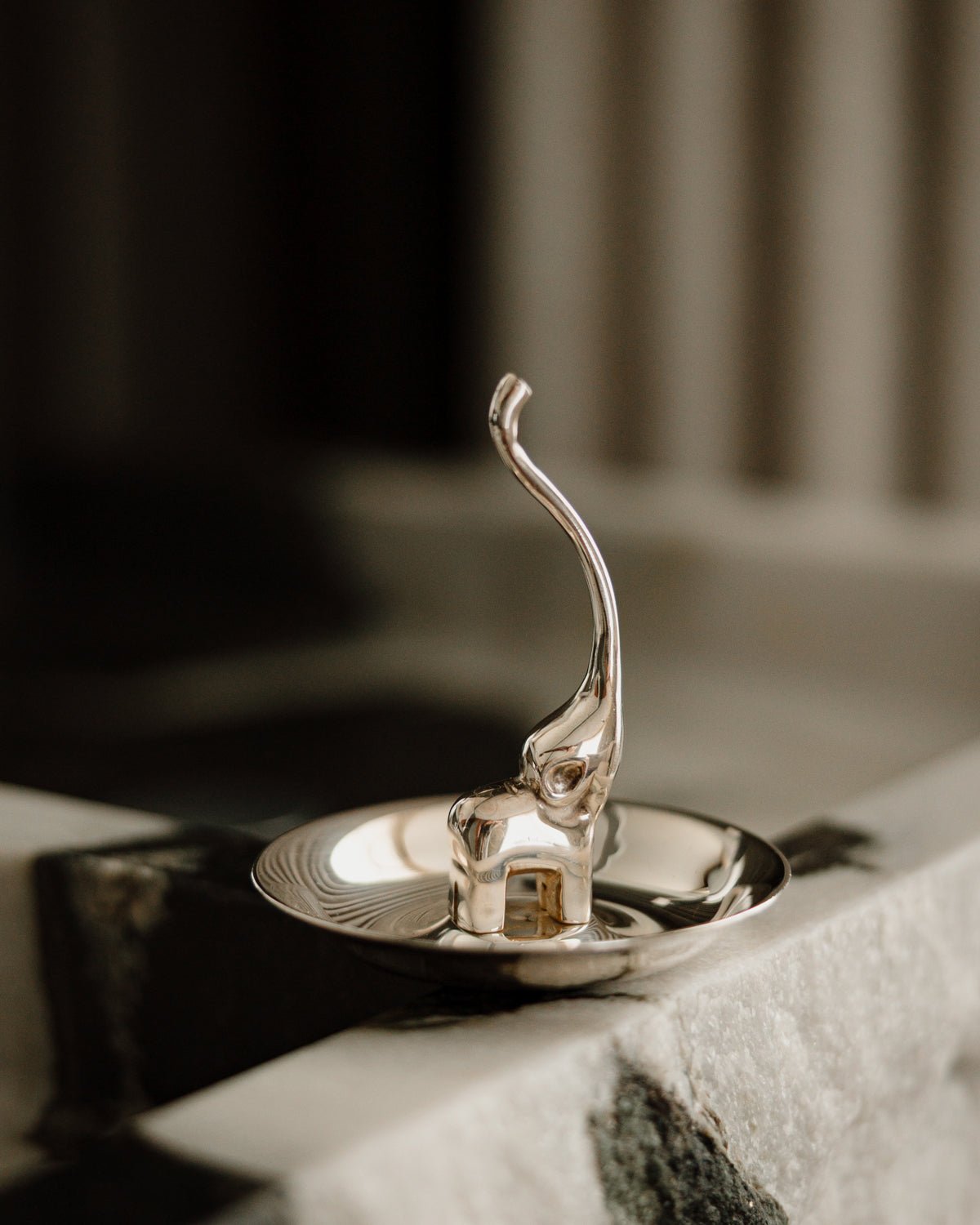 Baguier Éléphant Argent - La Réserve Boutique