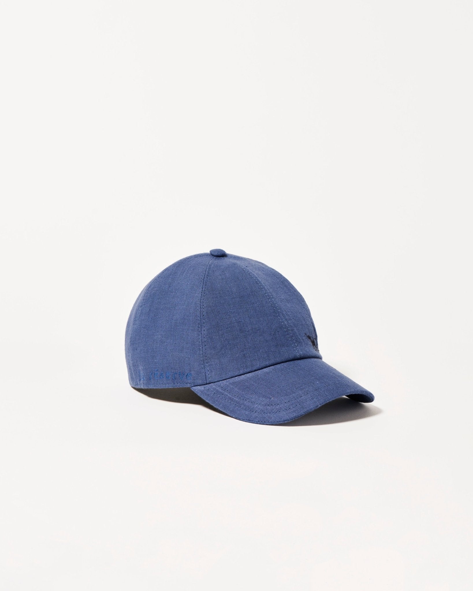 Casquette lin italien - Bleu gris - La Réserve Boutique