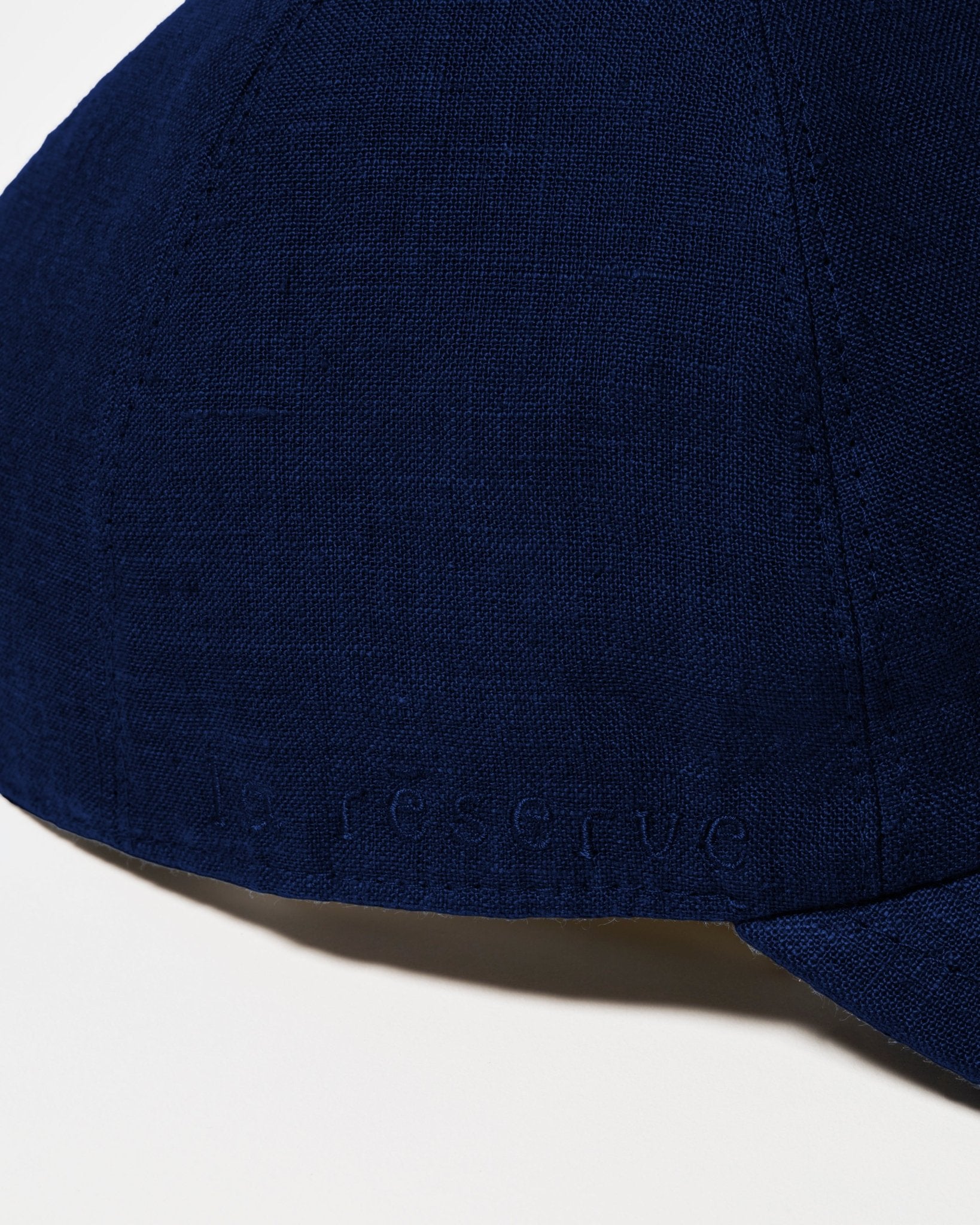 Casquette lin italien - Bleu marine - La Réserve Boutique