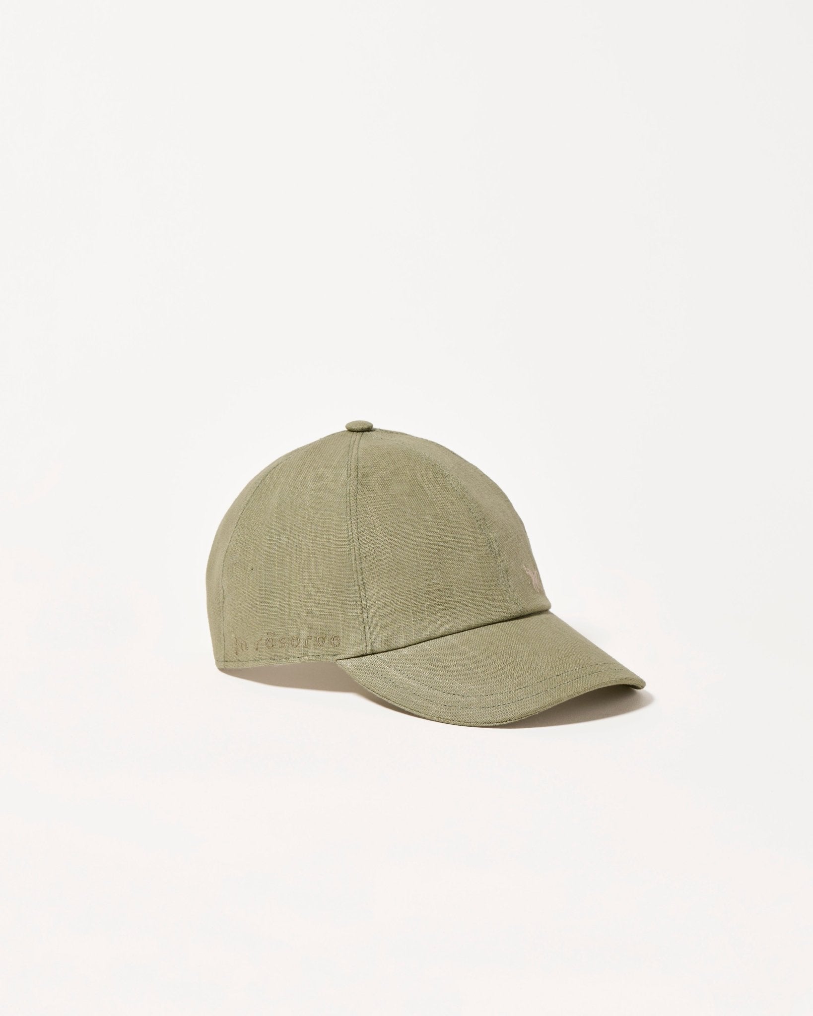 Casquette lin italien - Olive - La Réserve Boutique