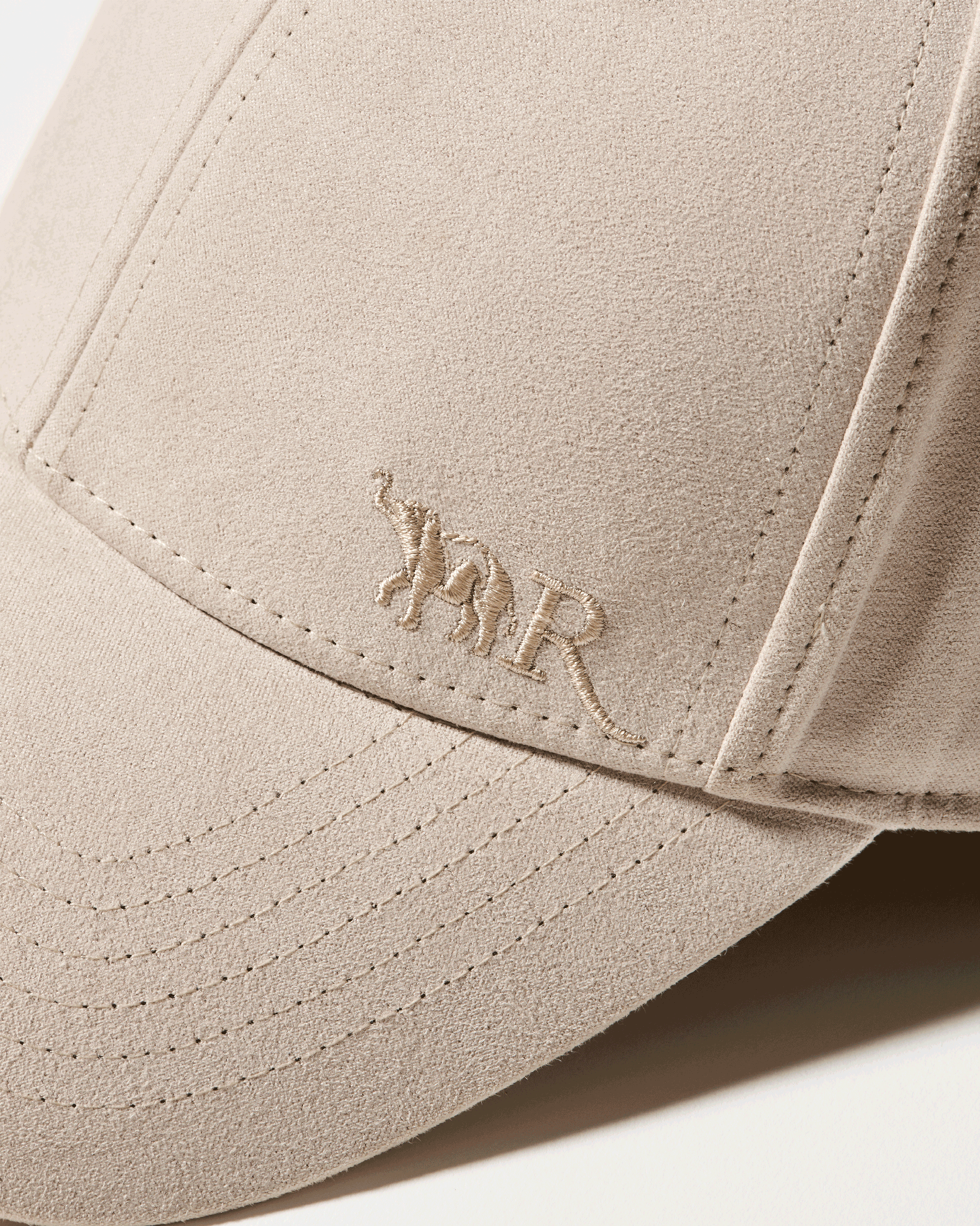 Duo de casquettes - Bleu marine et beige