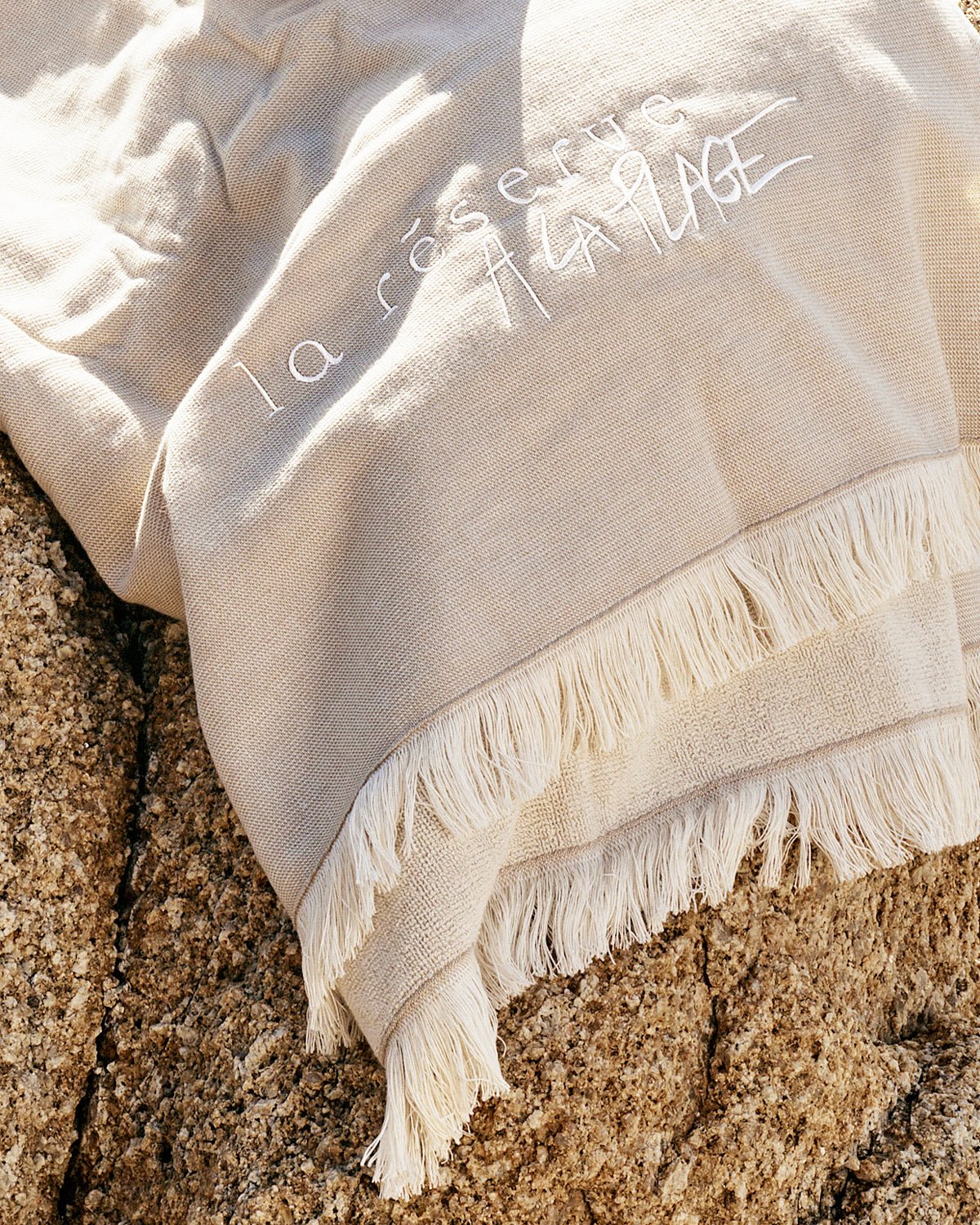 Drap de plage coton - La Réserve Boutique