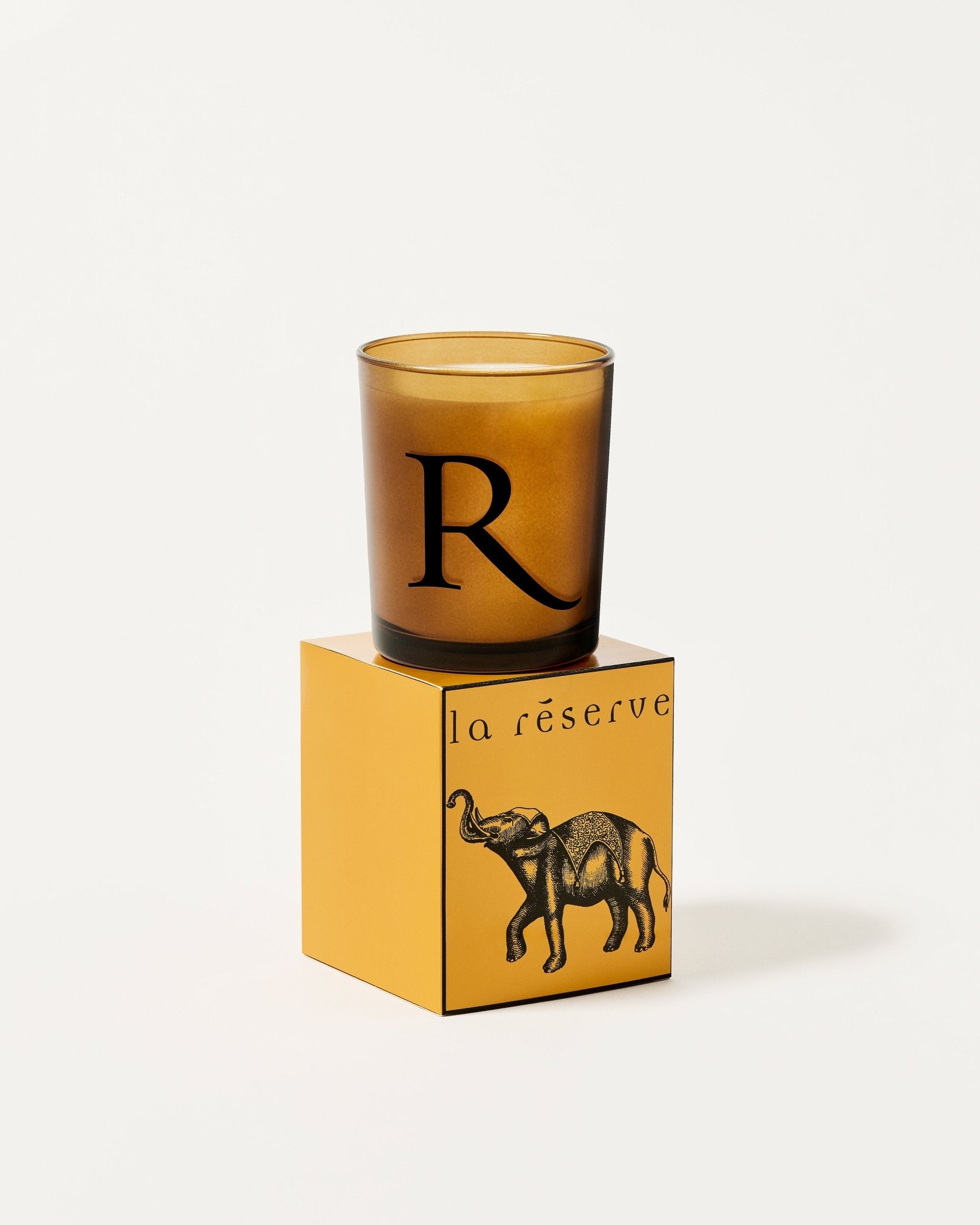 Bougie La Réserve Genève - Ambre 190g - La Réserve Boutique