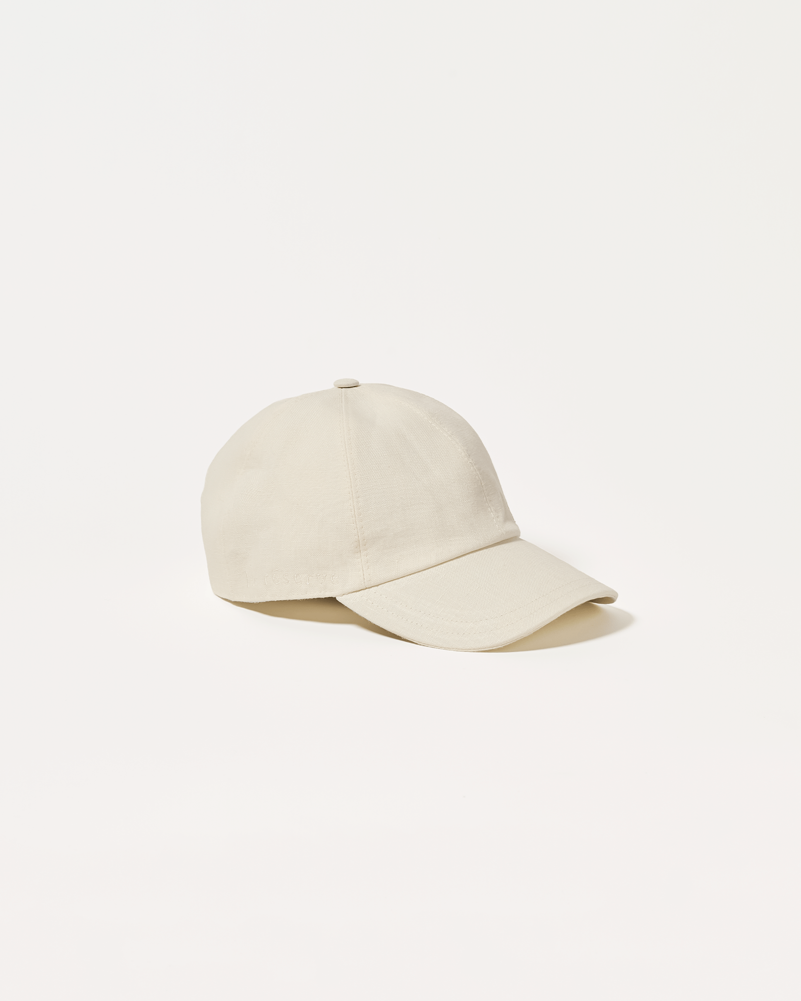 Casquette lin italien - Ivoire - La Réserve Boutique