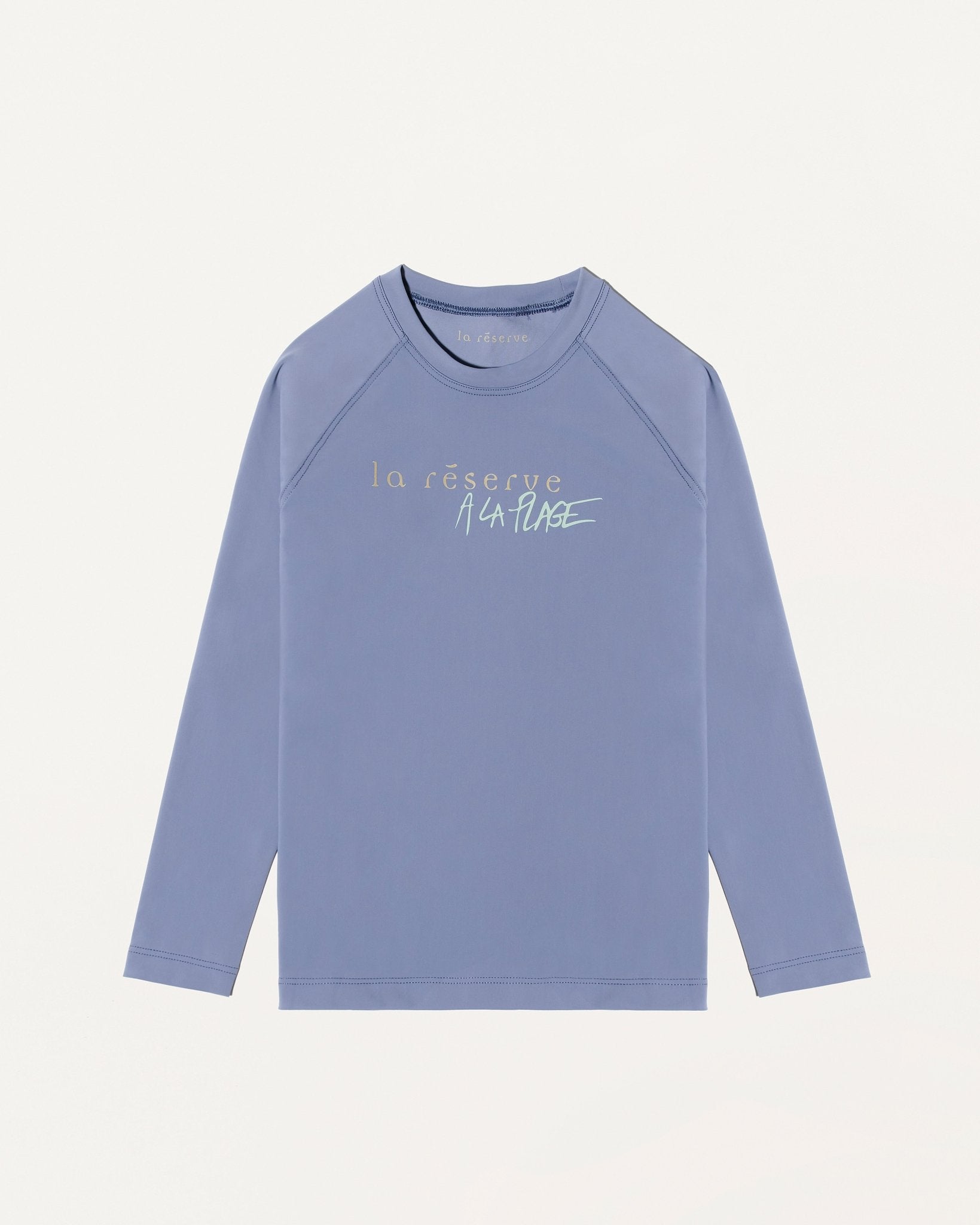 T - shirt Anti - UV Femme Azur - La Réserve à la Plage - La Réserve Boutique